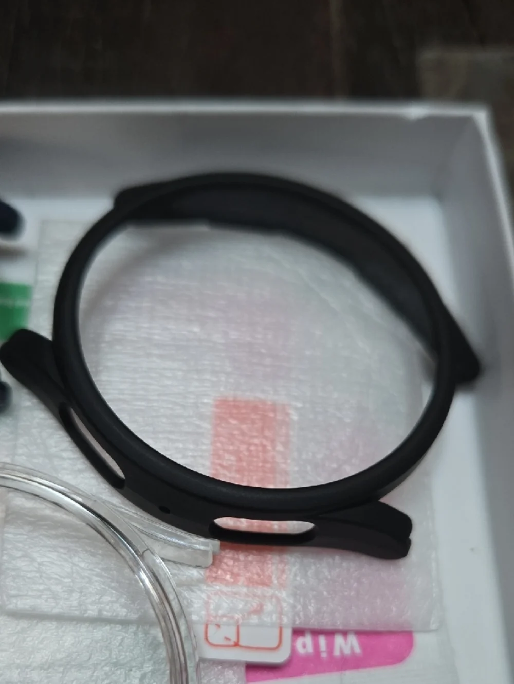 Interchangeable Smartwatch Bezels - Green, Navy, Black, Silver, Clear